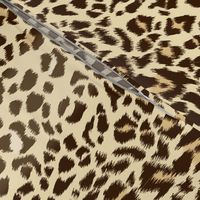 Realistic Wild Leopard Print