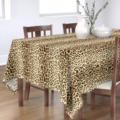 Realistic Wild Leopard Print