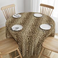 Realistic Wild Leopard Print