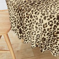 Realistic Wild Leopard Print