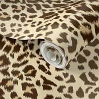 Realistic Wild Leopard Print