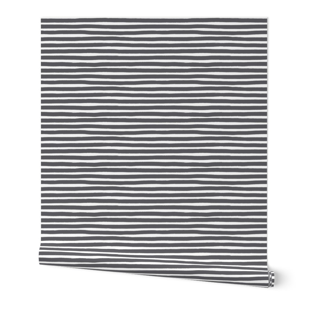 Marker Stripe Charcoal