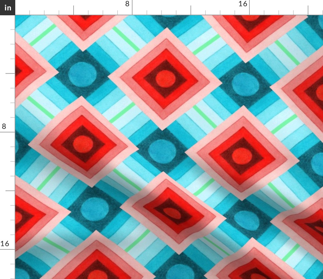 Nouveau Argyle Op Art