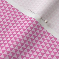 Quarter Inch Dark Pink and Light Pink Triangles