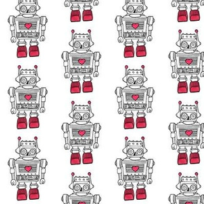 Red Heart Robot -1