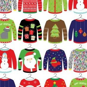 2" Ugly Christmas Sweaters