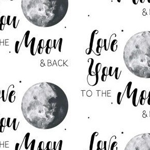 4" Love You to the Moon & Back