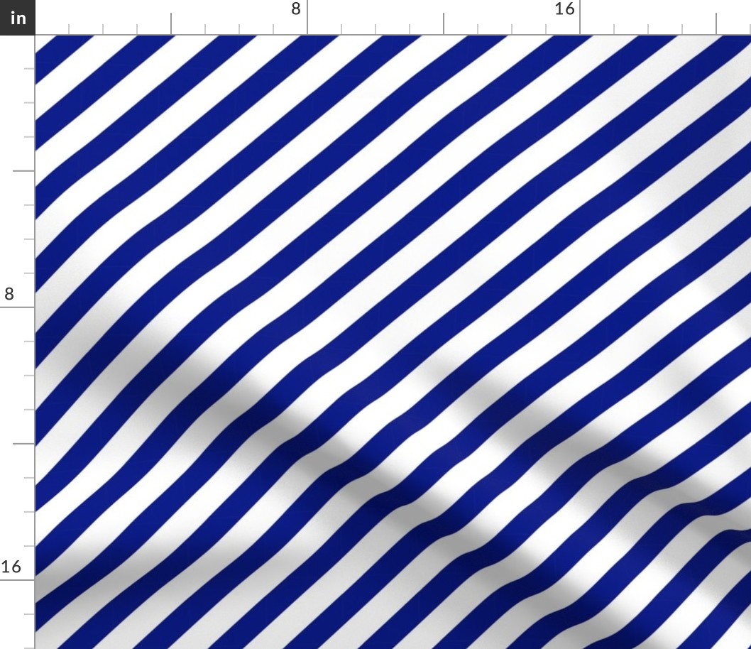 stripes - royal blue