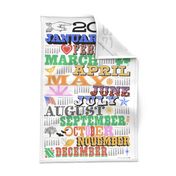 2024 Broadside Tea Towel Calendar & Wall Hanging*