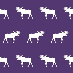 moose fabric - dark purple