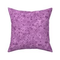 Ruffle Flowers Embossed Solid -Purple