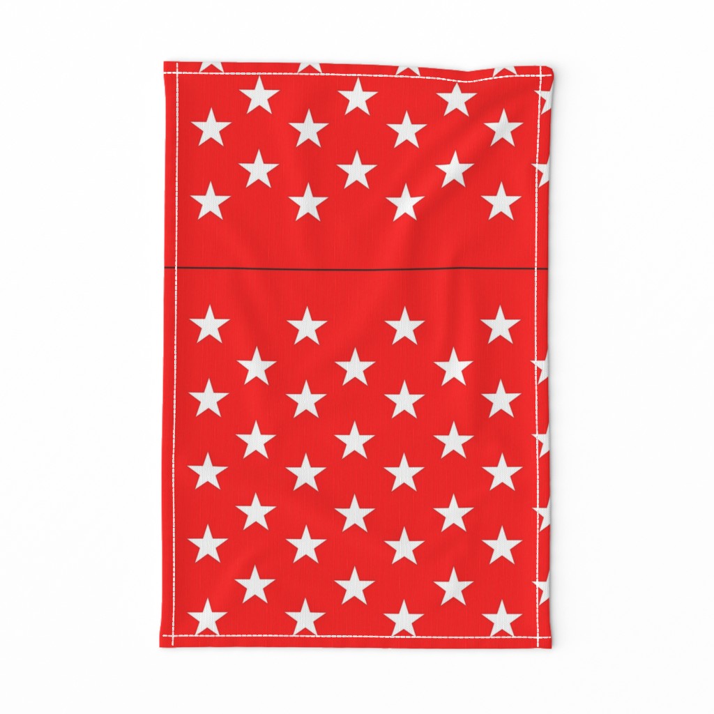 Firefighter flag - red field
