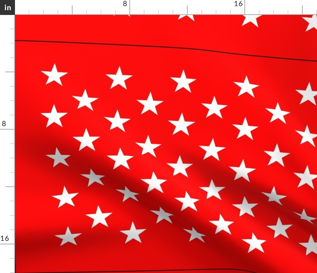 Firefighter flag - red field