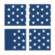 American flag - blue star field