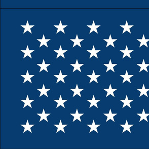 American flag - blue star field