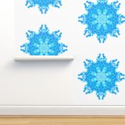 Watercolor snowflake