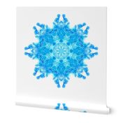 Watercolor snowflake