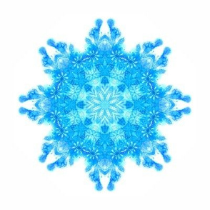 Watercolor snowflake