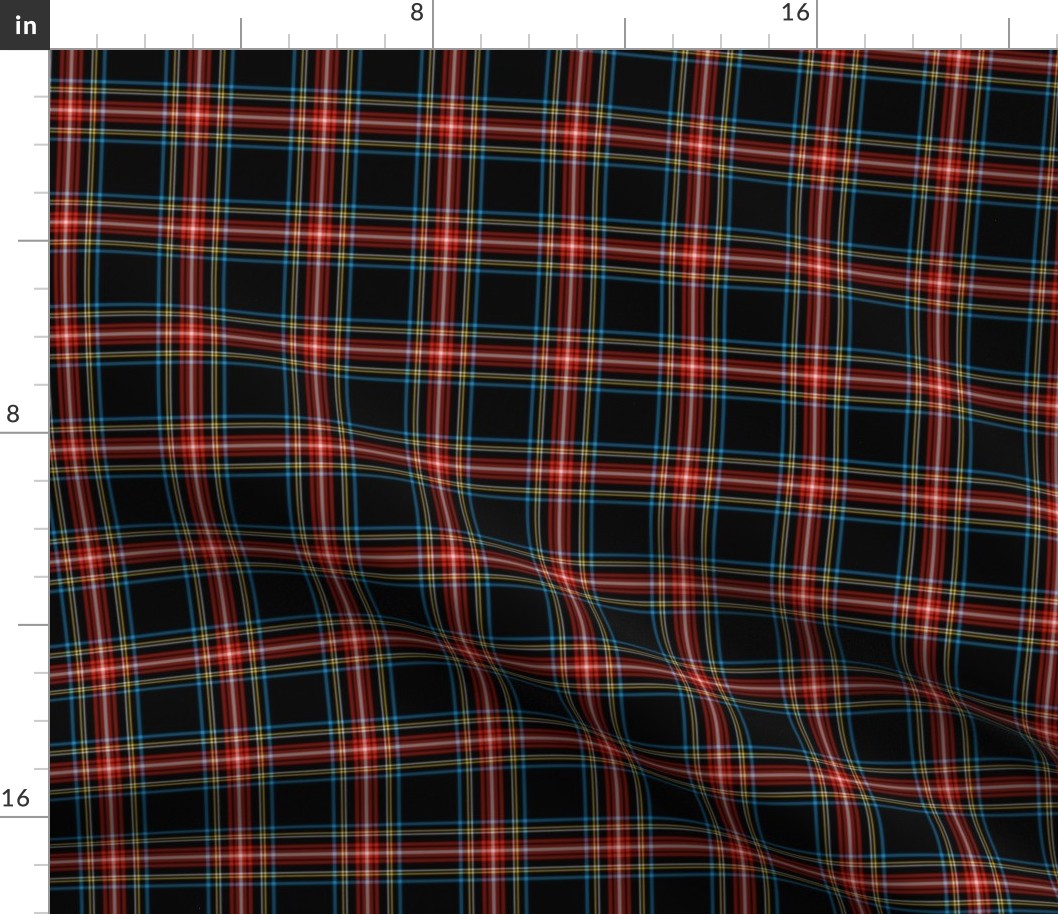 stewart black tartan style 2