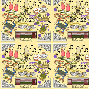 New Orleans Medley in Yellow