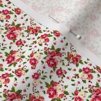 Christmas Floral White Tiny