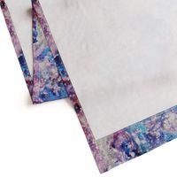 Galaxy space waterolor with woven structure - purple and blue