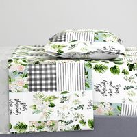 Paradise Florals Cheater Quilt