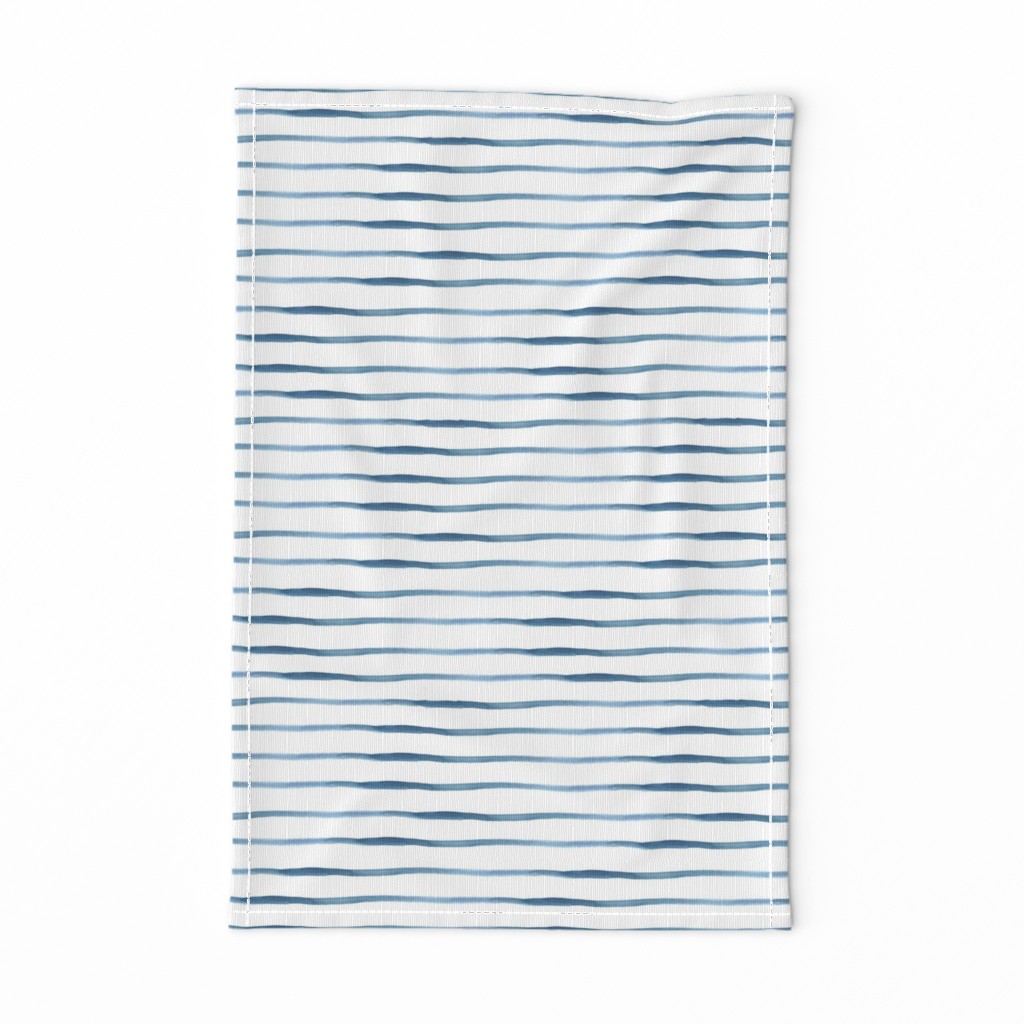 Blue Stripes Watercolor