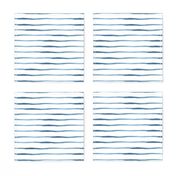 Blue Stripes Watercolor