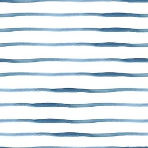 Blue And White Stripes Fabric, Wallpaper and Home Decor | Spoonflower