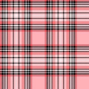 MED coral tartan style 1 - 4" repeat
