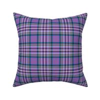 MED purple blue tartan style 1 - 4" repeat