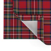 MED royal stewart tartan style 1 - 4" repeat perfect for christmas