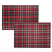 MED royal stewart tartan style 1 - 4" repeat perfect for christmas