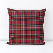 MED royal stewart tartan style 1 - 4" repeat perfect for christmas