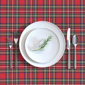 MED royal stewart tartan style 1 - 4" repeat perfect for christmas