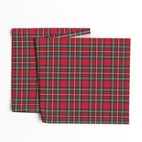 MED royal stewart tartan style 1 - 4" repeat perfect for christmas