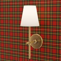 MED royal stewart tartan style 1 - 4" repeat perfect for christmas