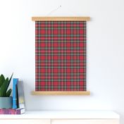 MED royal stewart tartan style 1 - 4" repeat perfect for christmas