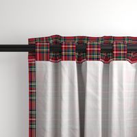 MED royal stewart tartan style 1 - 4" repeat perfect for christmas