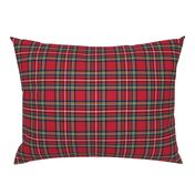 MED royal stewart tartan style 1 - 4" repeat perfect for christmas