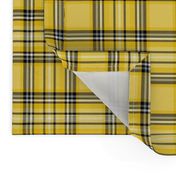 MED mustard yellow tartan style 1 - 4" repeat