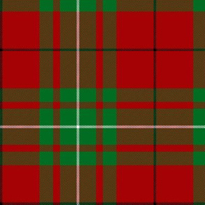 MacAulay / MacAuley tartan  6", black stripe - 1880 Clans Originaux