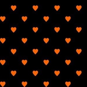 Orange and black heart illustration HD wallpaper  Wallpaper Flare