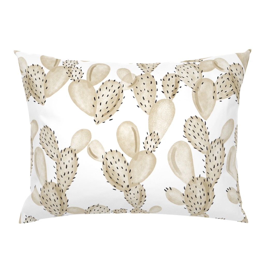 paddle cactus // Housse de coussin Standard | Spoonflower