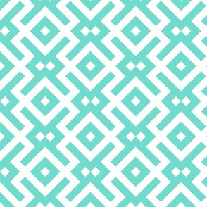 Geometric Pattern: Diamond Delta: Blue