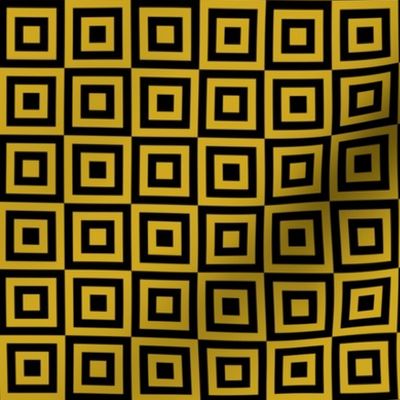 Geometric Pattern: Square Strobe: Yellow