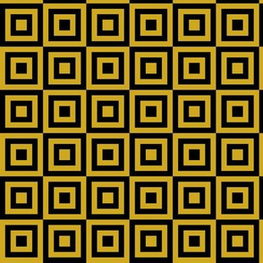 Geometric Pattern: Square Strobe: Yellow