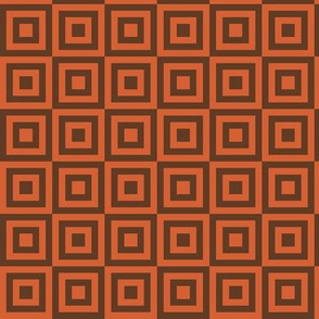 Geometric Pattern: Square Strobe: Orange