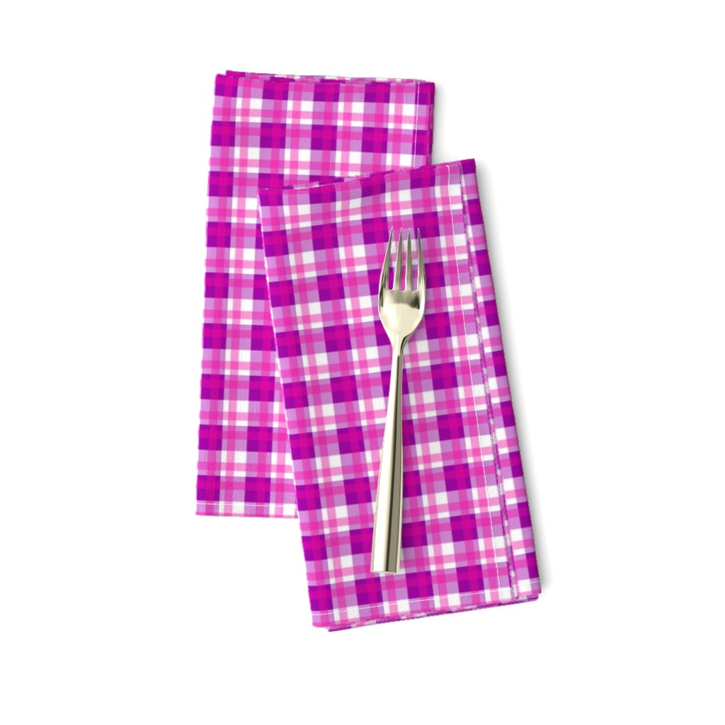 Violet Pink Plaid